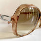 Vintage 80er-Jahre-Sonnenbrille – Braune Acetatrahmen, hergestellt in Frankreich