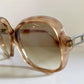 Vintage 80er-Jahre-Sonnenbrille – Braune Acetatrahmen, hergestellt in Frankreich