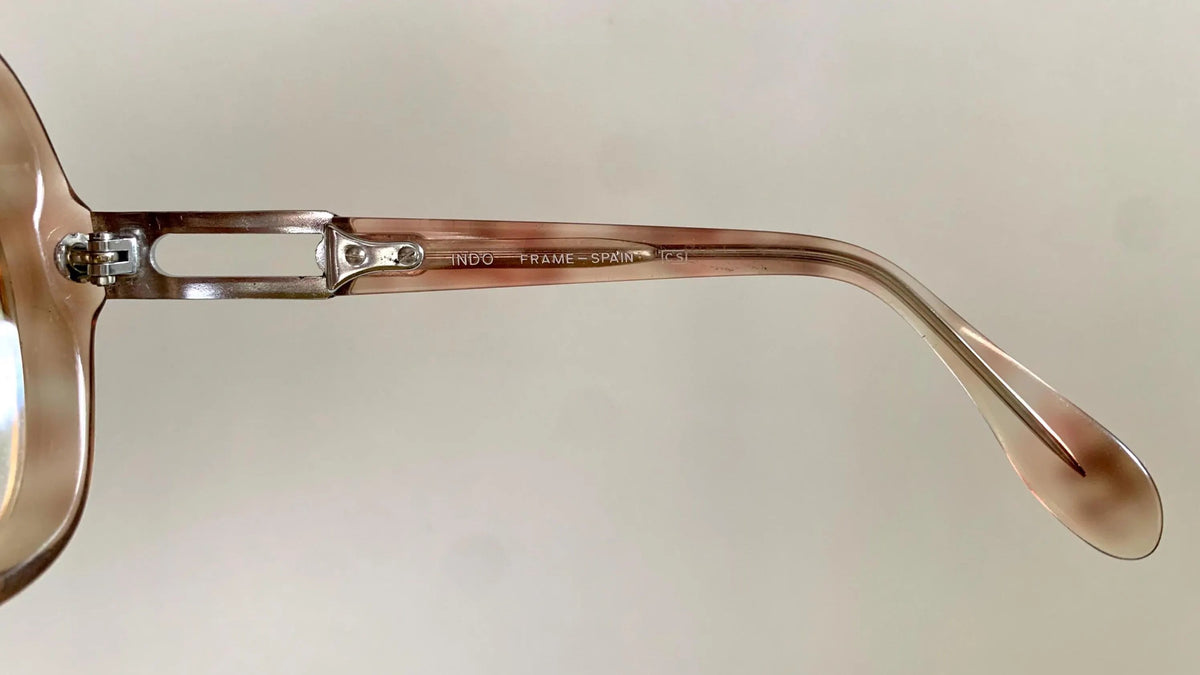 Vintage 80er-Jahre-Sonnenbrille – Braune Acetatrahmen, hergestellt in Frankreich