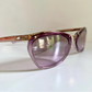 Gucci 00s vintage sunglasses - purple frame with Gucci logos