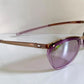 Gucci 00s vintage sunglasses - purple frame with Gucci logos