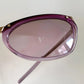 Gucci 00s vintage sunglasses - purple frame with Gucci logos