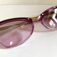 Gucci 00s vintage sunglasses - purple frame with Gucci logos
