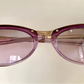 Gucci 00s vintage sunglasses - purple frame with Gucci logos