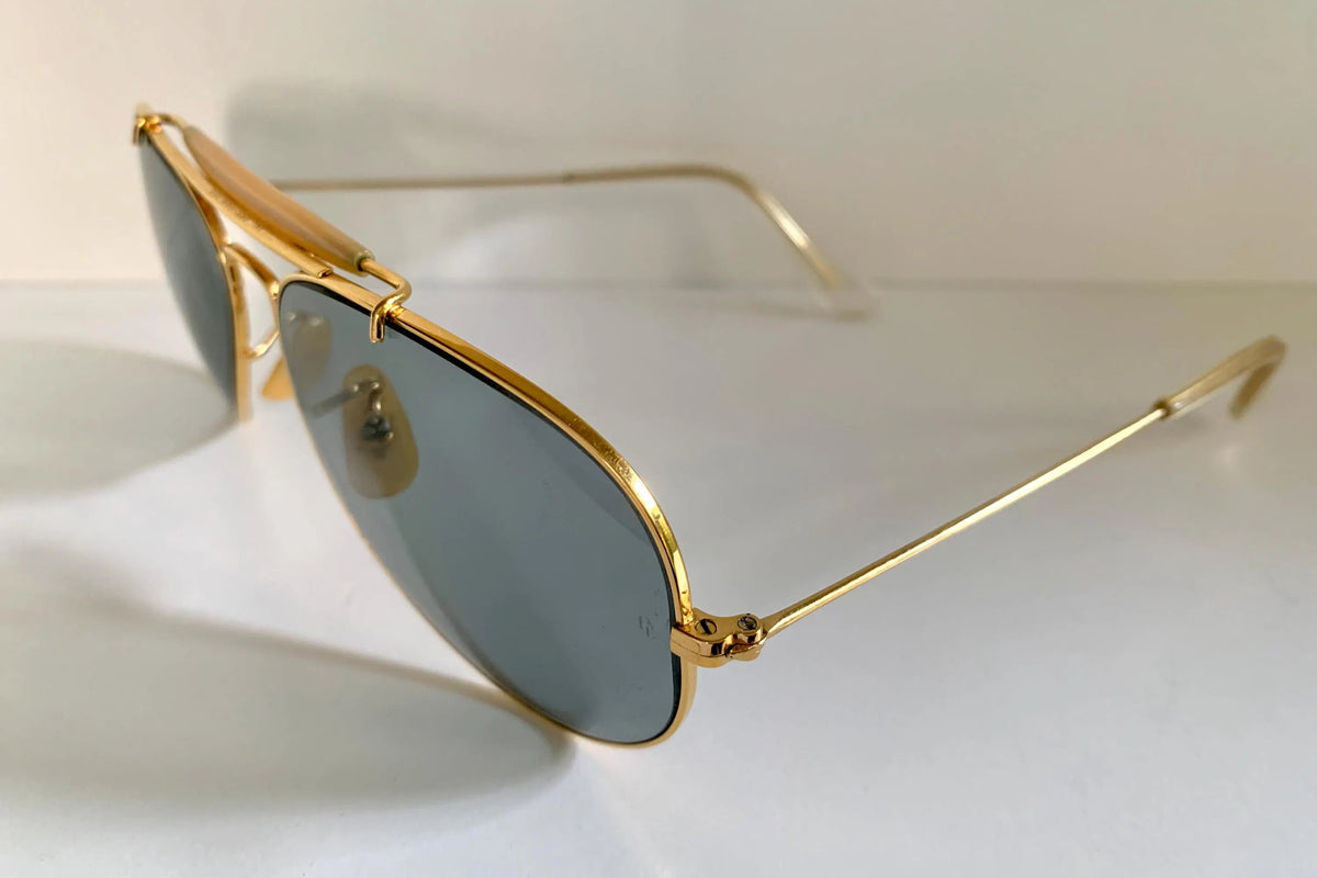 Ray Ban B&L USA 58mm Outdoorsman Blue Changeables 80s vintage sunglasses