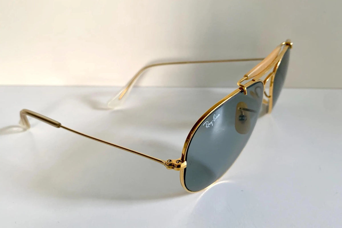 Ray Ban B&L USA 58mm Outdoorsman Blue Changeables 80s vintage sunglasses