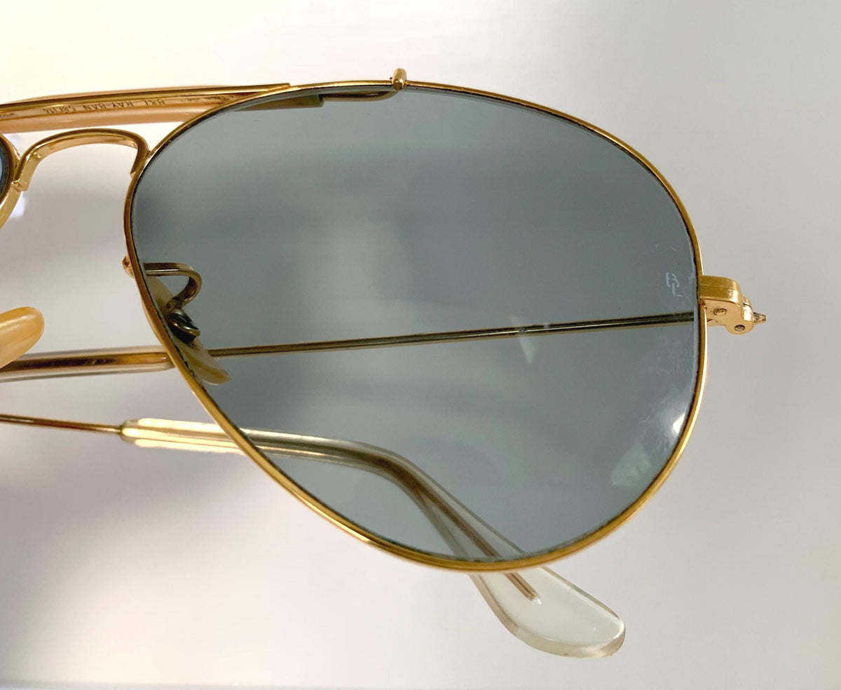 Ray Ban B&L USA 58mm Outdoorsman Blue Changeables 80s vintage sunglasses