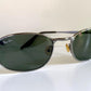 Ray Ban B&L USA vintage sunglasses - 90s W2841 Highstreet silver frames