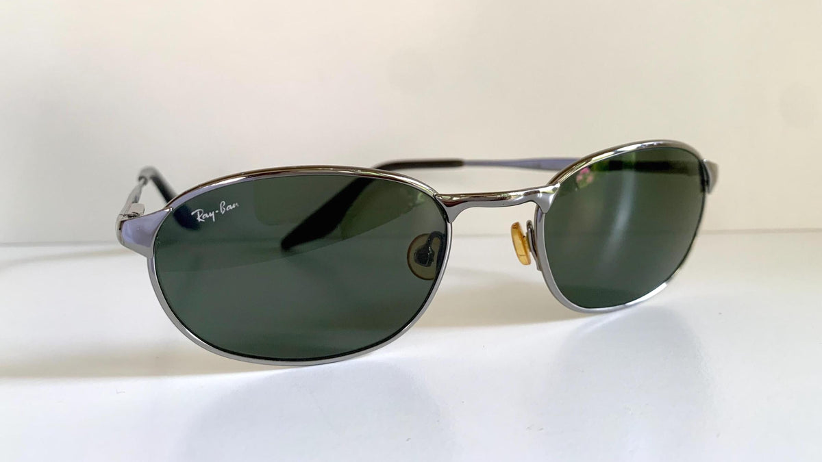 Ray Ban B&L USA vintage sunglasses - 90s W2841 Highstreet silver frames