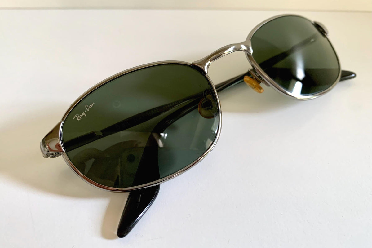 Ray Ban B&L USA vintage sunglasses - 90s W2841 Highstreet silver frames