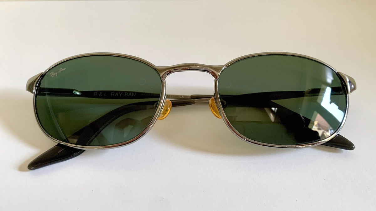 Ray Ban B&L USA vintage sunglasses - 90s W2841 Highstreet silver frames