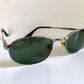 Ray Ban B&L USA vintage sunglasses - 90s W2841 Highstreet silver frames