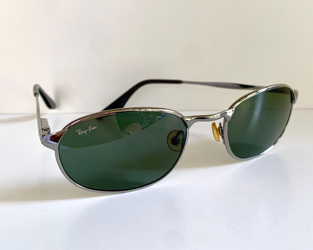 Ray Ban B&L USA vintage sunglasses - 90s W2841 Highstreet silver frames
