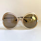 Vintage 80er-Jahre-Sonnenbrille – Braune Acetatrahmen, hergestellt in Frankreich
