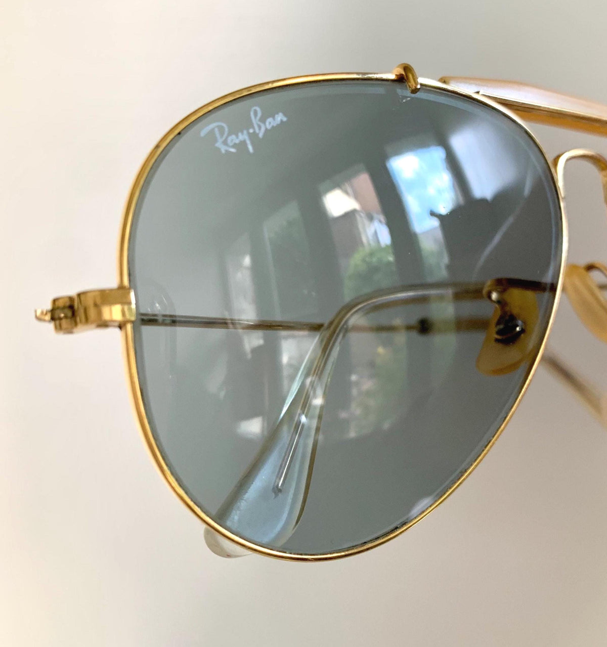 Ray Ban B&L USA 58mm Outdoorsman Blue Changeables 80s vintage sunglasses