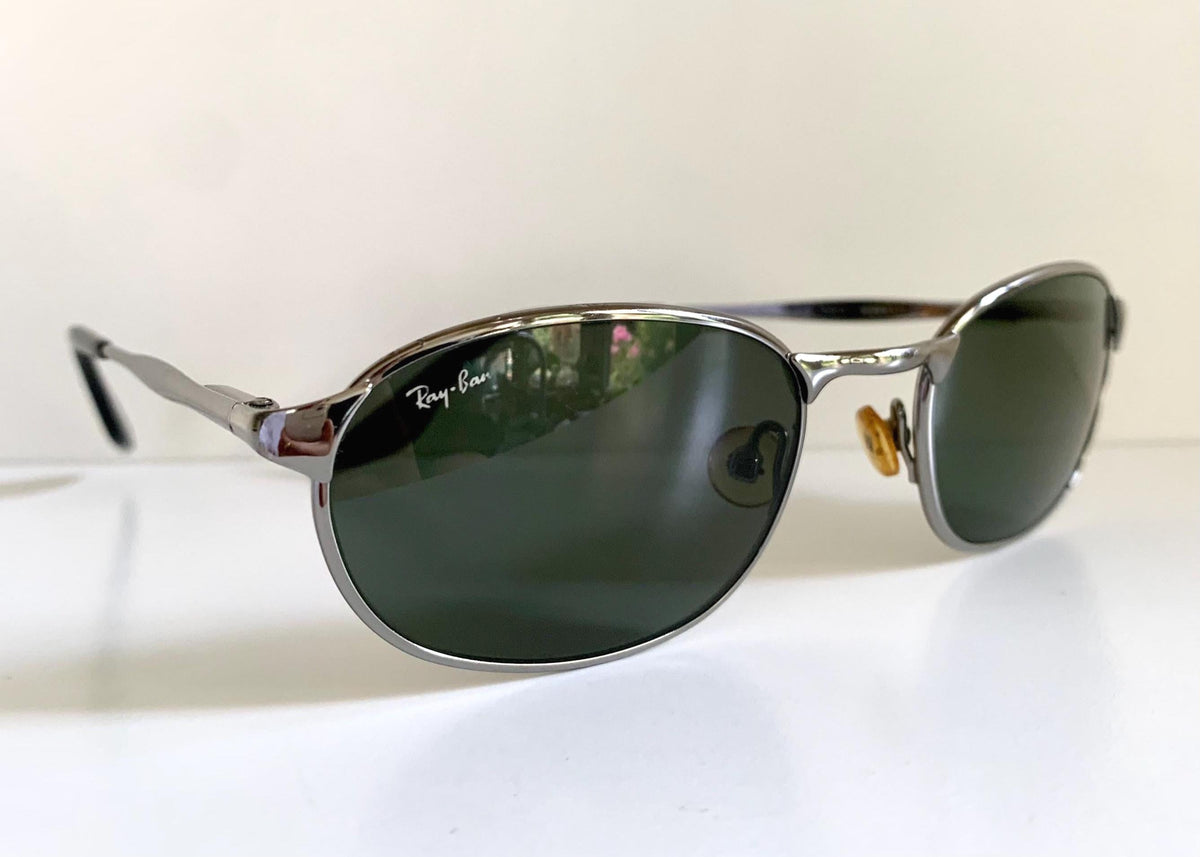 Ray Ban B&L USA vintage sunglasses - 90s W2841 Highstreet silver frames