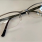 Neostyle 90s vintage frames - semi rimless brushes silver eyeglasses