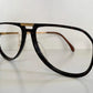 Vintage 70er Jahre XL Brille – Optyl 3502 Fassung in Grün und Gelb