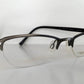 Neostyle 90s vintage frames - semi rimless brushes silver eyeglasses