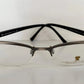 Neostyle 90s vintage frames - semi rimless brushes silver eyeglasses