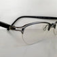 Neostyle 90s vintage frames - semi rimless brushes silver eyeglasses