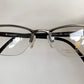 Neostyle 90s vintage frames - semi rimless brushes silver eyeglasses