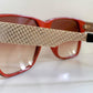 Christian Dior Vintage Sonnenbrille - 2056 XL silberne und grüne Fassung
