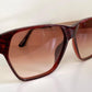Christian Dior Vintage Sonnenbrille - 2056 XL silberne und grüne Fassung