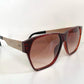Christian Dior Vintage Sonnenbrille - 2056 XL silberne und grüne Fassung
