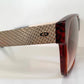 Christian Dior Vintage Sonnenbrille - 2056 XL silberne und grüne Fassung