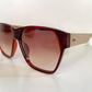 Christian Dior Vintage Sonnenbrille - 2056 XL silberne und grüne Fassung