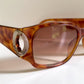 Christian Dior vintage sunglasses - 2660 tortoise shell rectangular frame