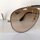 Ray Ban Precious Metals Outdoorsman 58mm B&L vintage sunglasses - 24k and titanium plated frame