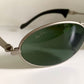 Ray Ban B&L - W2177 Orbs oval silver frame vintage sunglasses