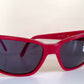 Yves Saint Laurent 00s sunglasses - 6505 red frame YSL logos